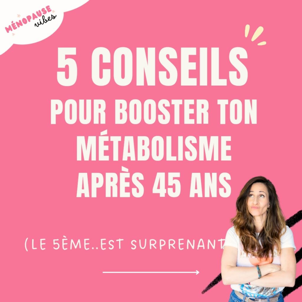 métabolisme ménopause