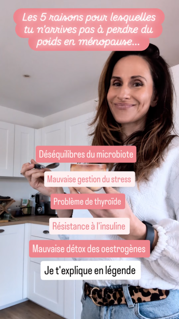 ménopause perte de poids