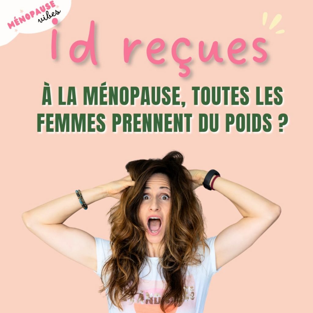 ménopause prise de poids
