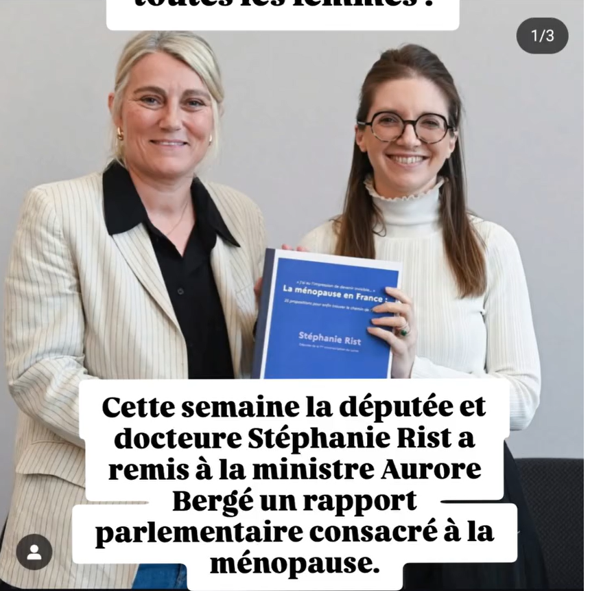 rapport parlementaire stéphanie rist ménopause